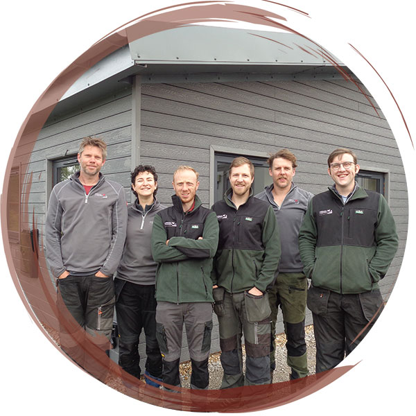 The Wildbanks Conservation team at the Wrexham offie